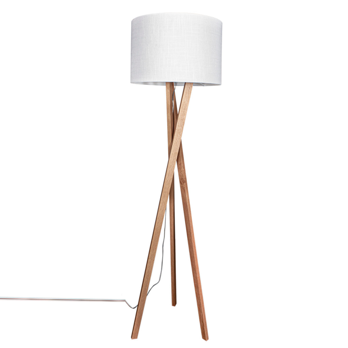 Vega Golvlampa Vit/Ek