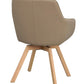 Alison Karmstol Beige läder/Ek | Rowico Home | 7340126585573 | 118144 | Maessing Interiör