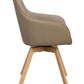 Alison Karmstol Beige läder/Ek | Rowico Home | 7340126585573 | 118144 | Maessing Interiör