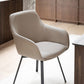Alison Karmstol Beige läder/Svart | Rowico Home | 7340126585603 | 118147 | Maessing Interiör