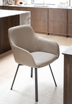 Alison Karmstol Beige läder/Svart | Rowico Home | 7340126585603 | 118147 | Maessing Interiör