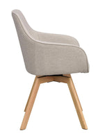 Alison Karmstol Beige/Ek | Rowico Home | 7340126585863 | 118084 | Maessing Interiör