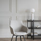 Alison Karmstol Beige/Svart | Rowico Home | 7340126585856 | 118083 | Maessing Interiör
