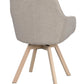 Alison Karmstol Beige/Vitpigmenterad Ek | Rowico Home | 7340126585870 | 118085 | Maessing Interiör