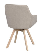 Alison Karmstol Beige/Vitpigmenterad Ek | Rowico Home | 7340126585870 | 118085 | Maessing Interiör