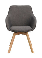 Alison Karmstol Grå/Ek | Rowico Home | 7340126585825 | 118080 | Maessing Interiör