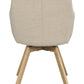 Alison Karmstol Ljusbeige/Ek | Rowico Home | 7340126571682 | 117880 | Maessing Interiör