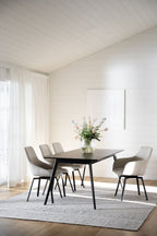 Alison Karmstol Ljusbeige/Svart | Rowico Home | 7340126585634 | 117879 | Maessing Interiör