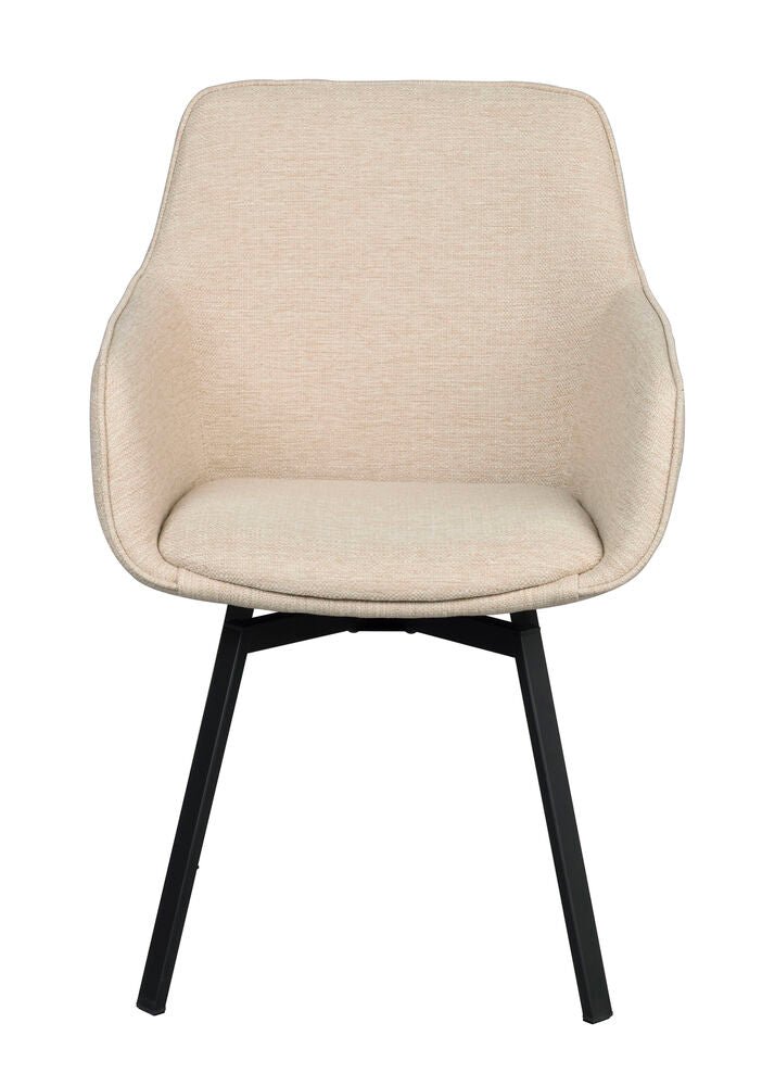 Alison Karmstol Ljusbeige/Svart | Rowico Home | 7340126585634 | 117879 | Maessing Interiör