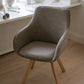 Alison Karmstol Mörkbeige/Ek | Rowico Home | 7340126571712 | 117884 | Maessing Interiör
