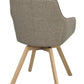 Alison Karmstol Mörkbeige/Ek | Rowico Home | 7340126571712 | 117884 | Maessing Interiör