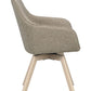 Alison Karmstol Mörkbeige/Vitpigmenterad Ek | Rowico Home | 7340126571729 | 117885 | Maessing Interiör