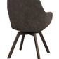 Alison Karmstol Mörkgrå/Brun Ek | Rowico Home | 7340126585924 | 118092 | Maessing Interiör