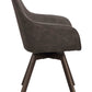 Alison Karmstol Mörkgrå/Brun Ek | Rowico Home | 7340126585924 | 118092 | Maessing Interiör