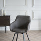 Alison Karmstol Mörkgrå/Svart | Rowico Home | 7340126585894 | 118089 | Maessing Interiör