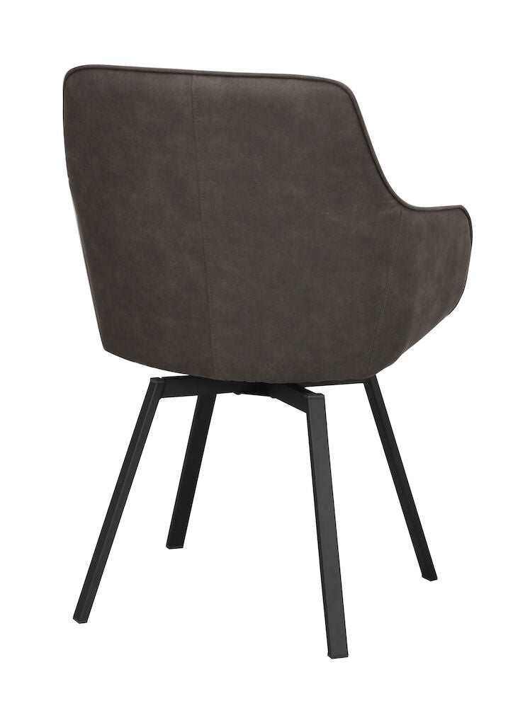 Alison Karmstol Mörkgrå/Svart | Rowico Home | 7340126585894 | 118089 | Maessing Interiör