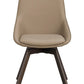 Alison Stol Beige Läder/Brun Ek | Rowico Home | 7340126585511 | 118136 | Maessing Interiör
