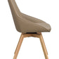 Alison Stol Beige Läder/Ek | Rowico Home | 7340126585498 | 118134 | Maessing Interiör
