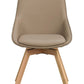 Alison Stol Beige Läder/Ek | Rowico Home | 7340126585498 | 118134 | Maessing Interiör