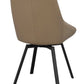Alison Stol Beige Läder/Svart | Rowico Home | 7340126585528 | 118137 | Maessing Interiör