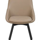 Alison Stol Beige Läder/Svart | Rowico Home | 7340126585528 | 118137 | Maessing Interiör