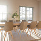 Alison Stol Beige Läder/Vitpigmenterad Ek | Rowico Home | 7340126585504 | 118135 | Maessing Interiör