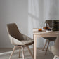Alison Stol Beige Läder/Vitpigmenterad Ek | Rowico Home | 7340126585504 | 118135 | Maessing Interiör