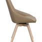 Alison Stol Beige Läder/Vitpigmenterad Ek | Rowico Home | 7340126585504 | 118135 | Maessing Interiör