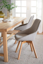 Alison Stol Beige/Ek | Rowico Home | 7340126585726 | 118064 | Maessing Interiör