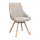 Alison Stol Beige/Vitpigmenterad Ek