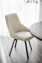 Alison Stol Ljusbeige/Svart | Rowico Home | 7340126585610 | 117859 | Maessing Interiör