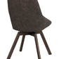 Alison Stol Mörkgrå/Brun Ek | Rowico Home | 7340126585801 | 118072 | Maessing Interiör
