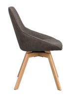 Alison Stol Mörkgrå/Ek | Rowico Home | 7340126585788 | 118070 | Maessing Interiör