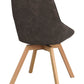Alison Stol Mörkgrå/Ek | Rowico Home | 7340126585788 | 118070 | Maessing Interiör