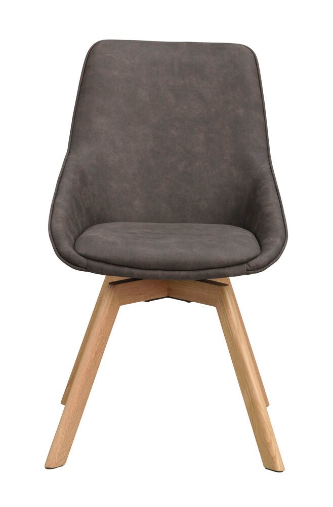 Alison Stol Mörkgrå/Ek | Rowico Home | 7340126585788 | 118070 | Maessing Interiör