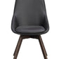 Alison Stol Svart Läder/Brun Ek | Rowico Home | 7340126585474 | 118132 | Maessing Interiör