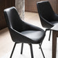 Alison Stol Svart Läder/Svart | Rowico Home | 7340126585481 | 118133 | Maessing Interiör