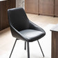 Alison Stol Svart Läder/Svart | Rowico Home | 7340126585481 | 118133 | Maessing Interiör