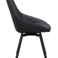 Alison Stol Svart Läder/Svart | Rowico Home | 7340126585481 | 118133 | Maessing Interiör