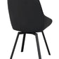 Alison Stol Svart Läder/Svart | Rowico Home | 7340126585481 | 118133 | Maessing Interiör