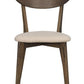 Ami Stol Beige/Brun Ek | Rowico Home | 7340126556429 | 113033 | Maessing Interiör