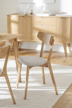 Ami Stol Grå - Beige/Ek | Rowico Home | 7340126558850 | 113018 | Maessing Interiör
