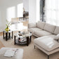 Arran Soffbord Brun Ek/Glas Ø52 | Rowico Home | 7340126580011 | 121275 | Maessing Interiör