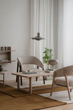 Barnaby Loungestol Ljusbeige/Brun Ek | Rowico Home | 7340233305811 | 120167 | Maessing Interiör