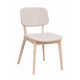 Barrett Stol Ljusbeige/Vitpigmenterad Ek