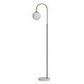 Bellagio Golvlampa 163 Mässing/Vit | By Rydéns | 7391741013194 | 4101050-5000 | Maessing Interiör