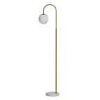 Bellagio Golvlampa 163 Mässing/Vit | By Rydéns | 7391741013194 | 4101050-5000 | Maessing Interiör