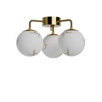 Bellagio Plafond 3-lite Mässing/Vit | By Rydéns | 7391741013200 | 4202550-5000 | Maessing Interiör
