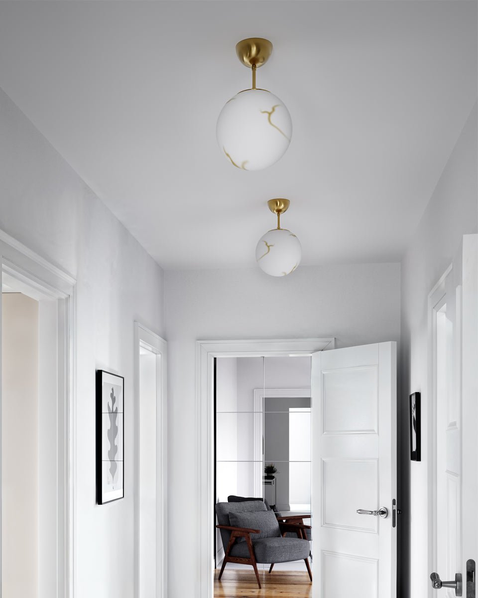 Bellagio Plafond Mässing/Vit | By Rydéns | 7391741013217 | 4202560-5000 | Maessing Interiör