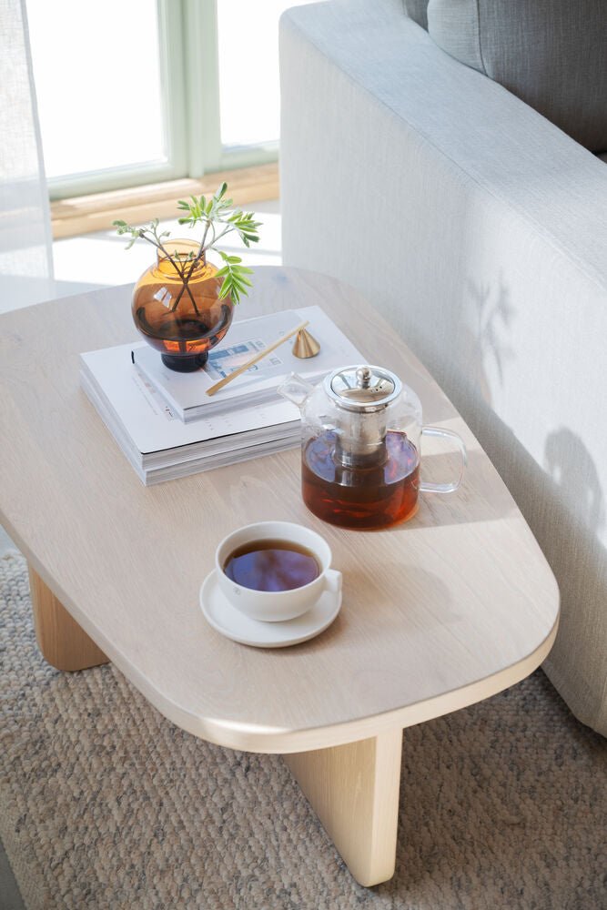 Billings Soffbord Vitpigmenterad Ek 89 | Rowico Home | 7340233303749 | 121040 | Maessing Interiör